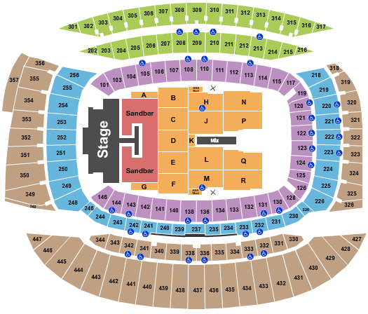 Soldier Field Zac Brown Band Seating Chart